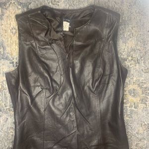 JCrew brown vest size 4